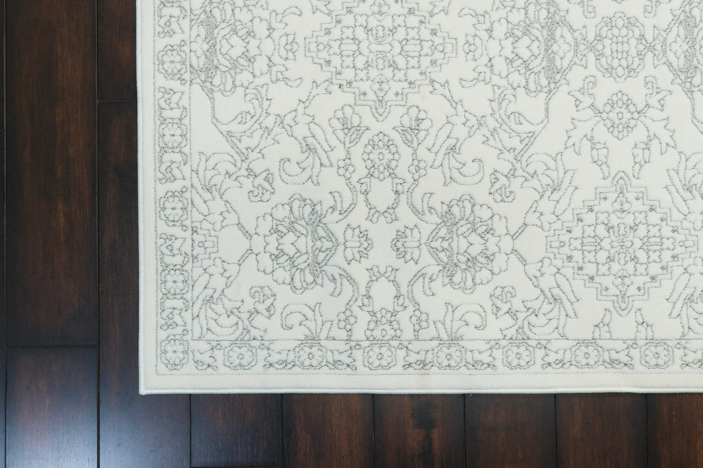 Boutique 19483-910 Grey/Cream Area Rug