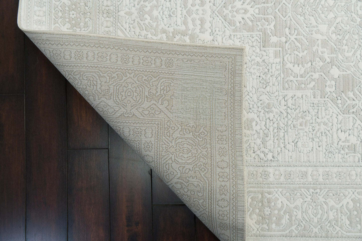 Boutique 19482-910 Grey/Cream Area Rug