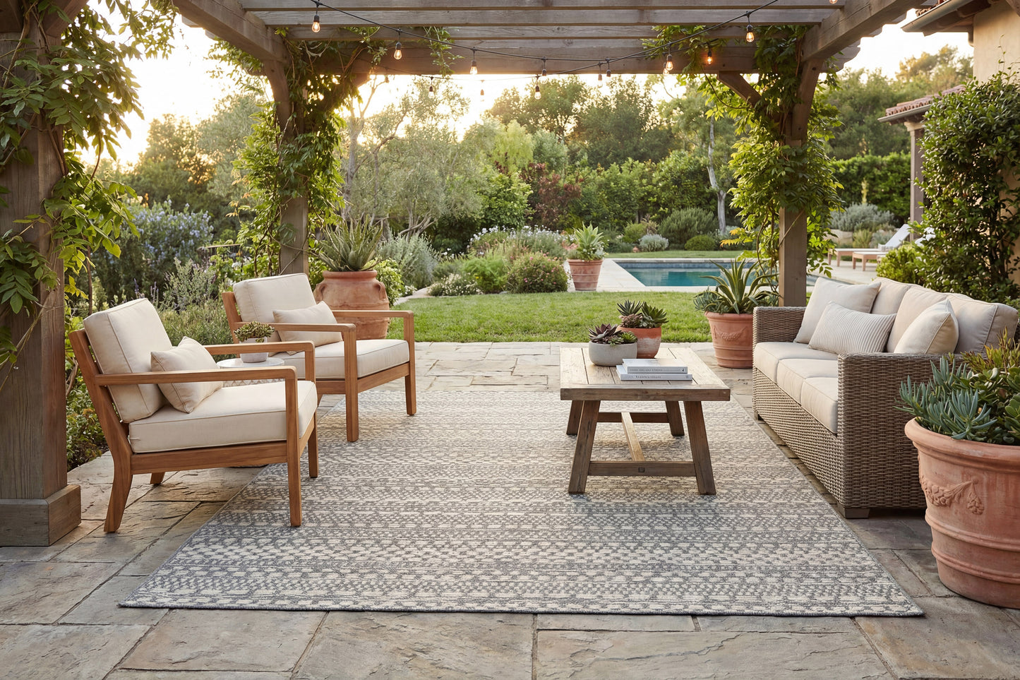 Brighton 8570-3036 Light Grey Area Rug