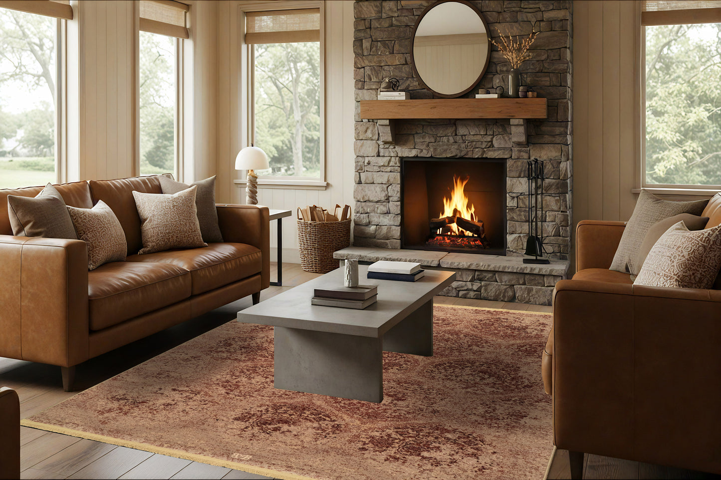 Brilliant 72413-600 Beige Area Rug