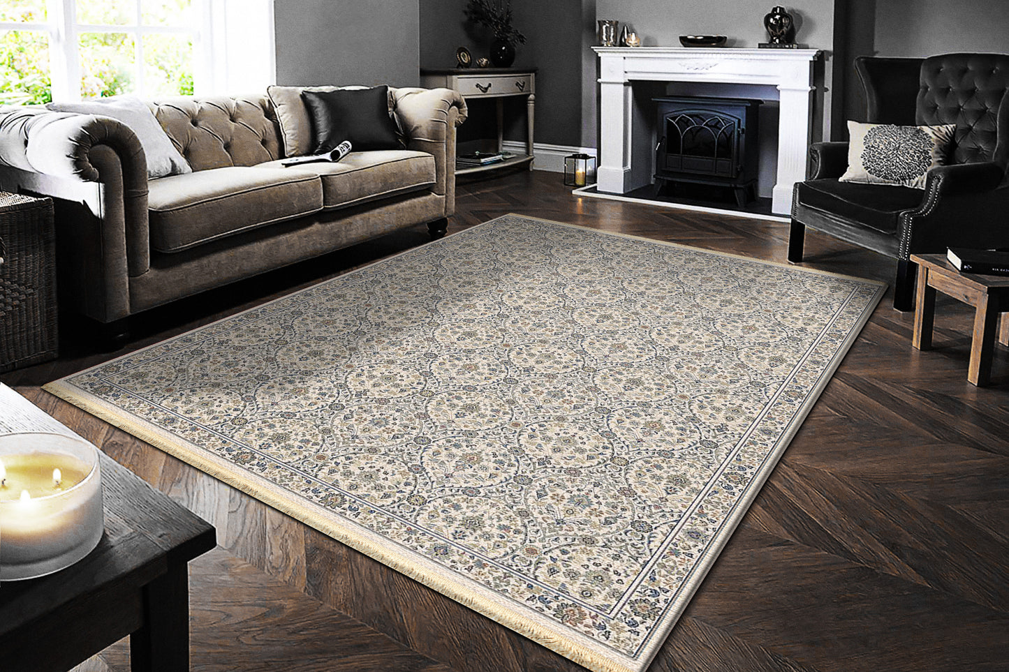 Brilliant 7278-101 Ivory Area Rug