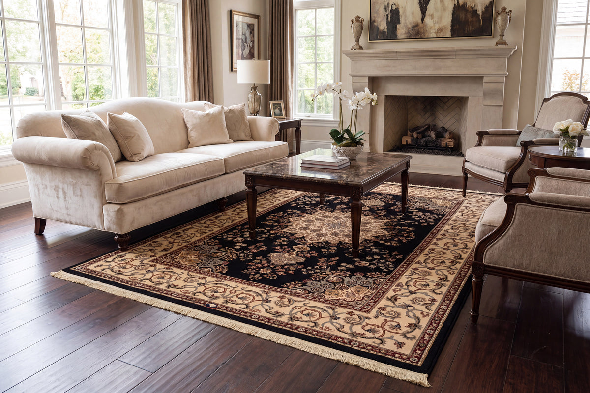 Brilliant 7201-090 Black Area Rug