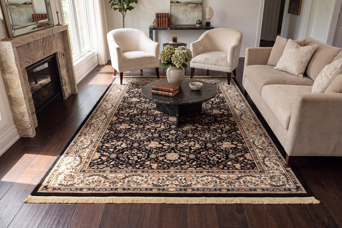 Brilliant 7211-090 Black Area Rug