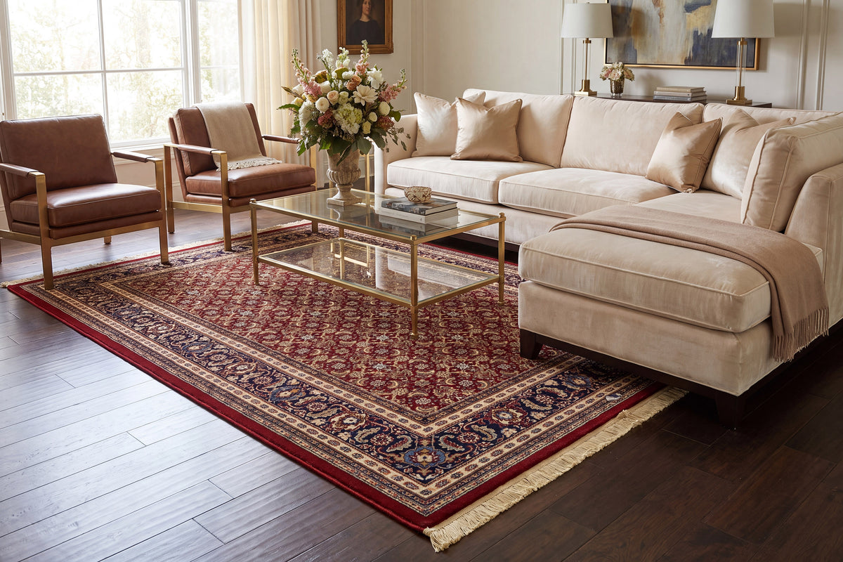 Brilliant 72240-330 Red Area Rug