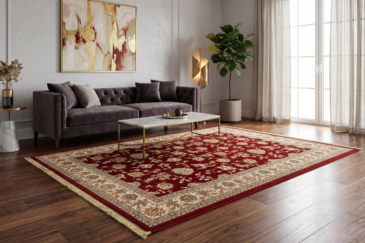 Brilliant 7226-330 Red Area Rug