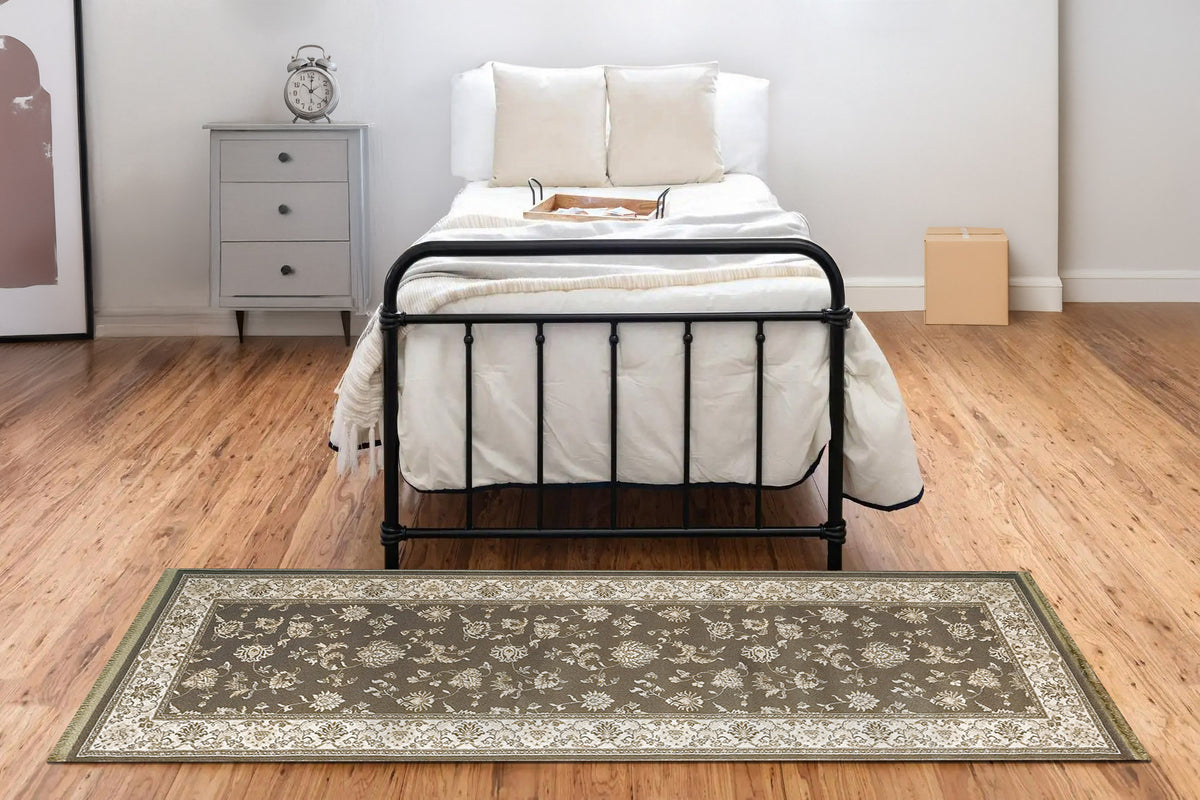 Brilliant 7226-620 Light Brown Area Rug