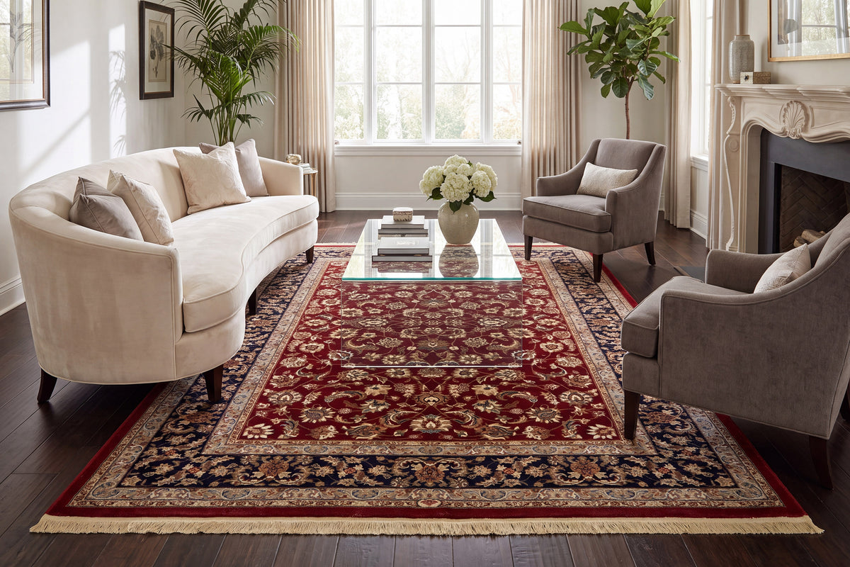 Brilliant 72284-331 Red Area Rug