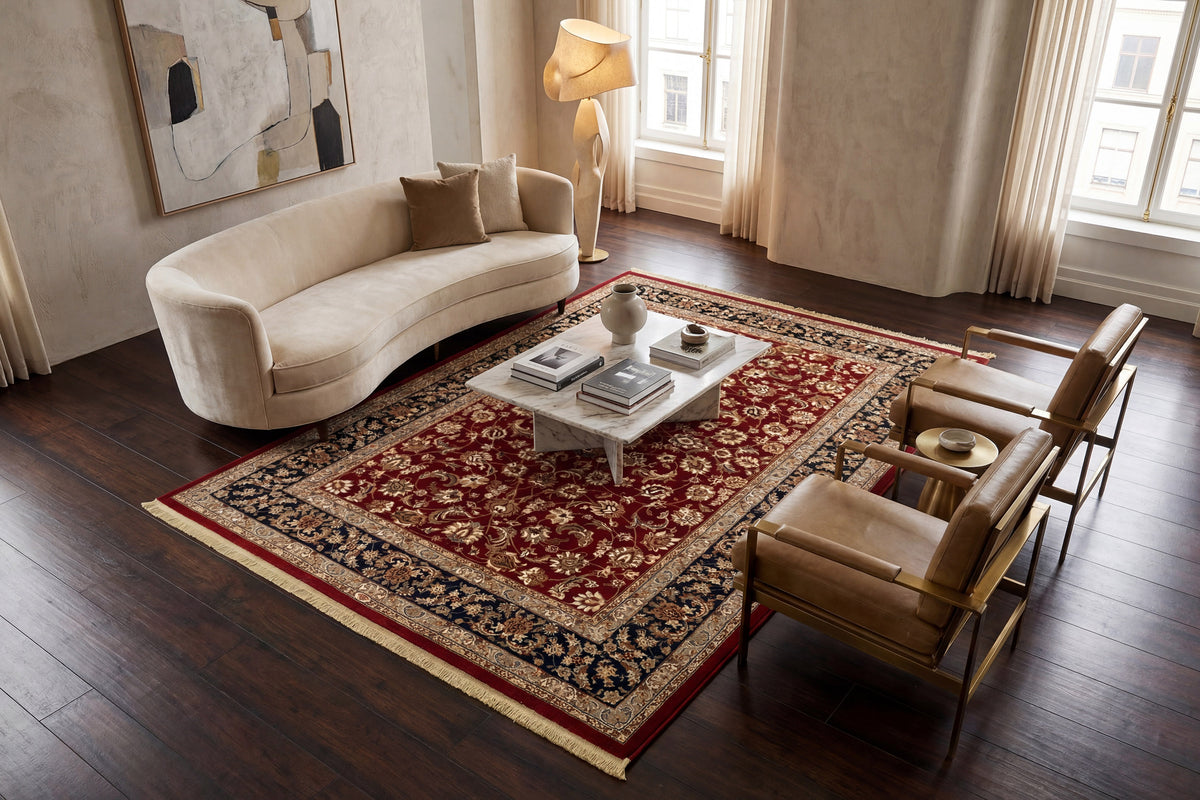 Brilliant 72284-331 Red Area Rug