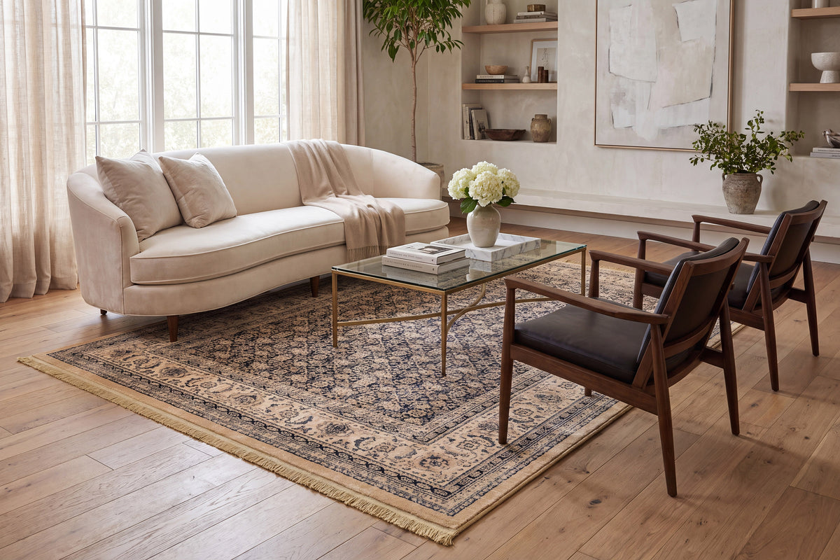Brilliant 72407-501 Navy Area Rug