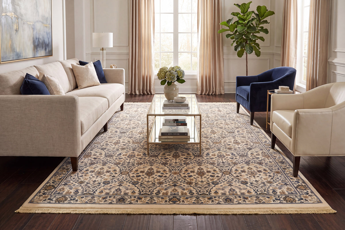 Brilliant 7278-101 Ivory Area Rug