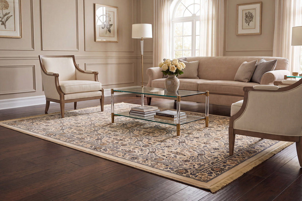 Brilliant 7278-101 Ivory Area Rug