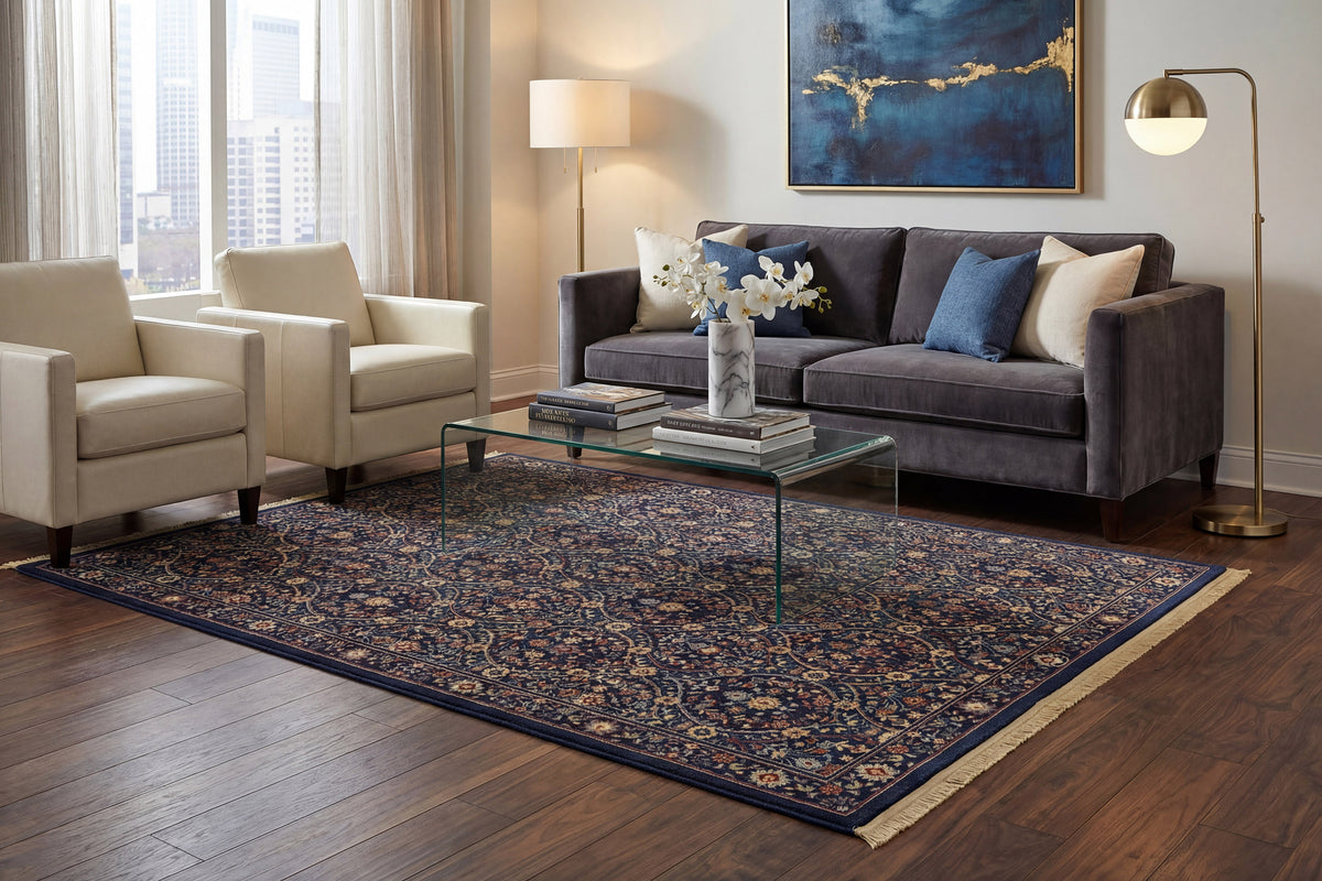 Brilliant 7278-500 Blue Area Rug
