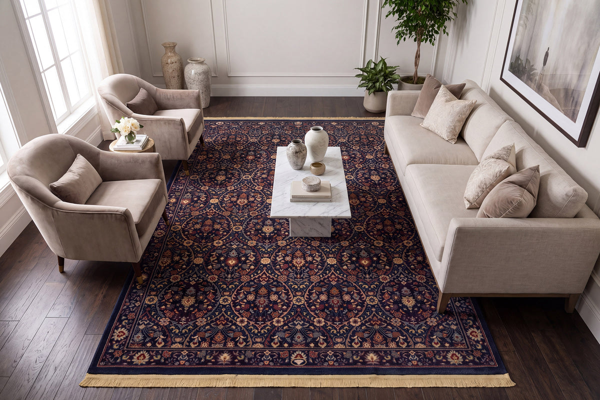 Brilliant 7278-500 Blue Area Rug