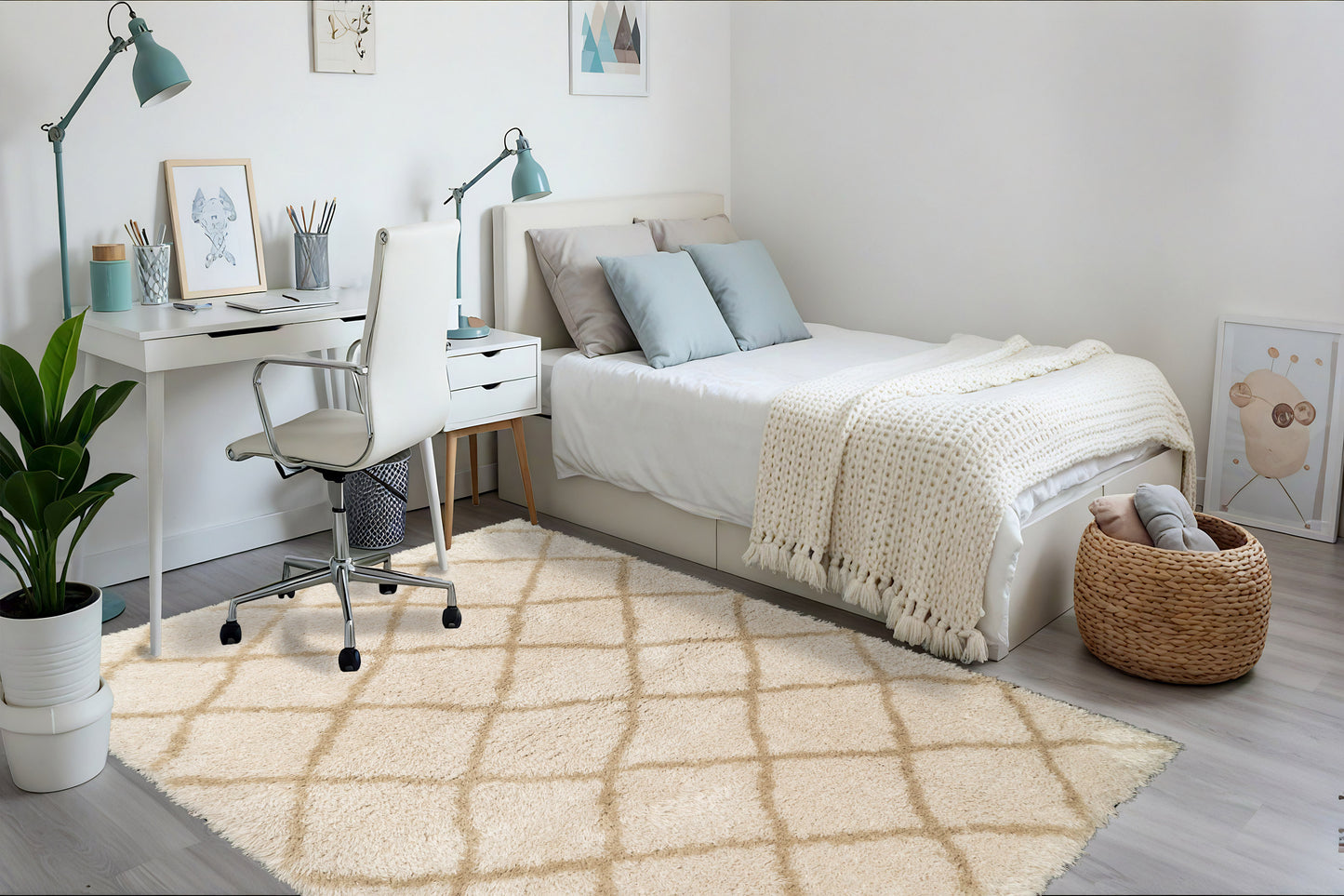 Callie 4972-108 Ivory/Beige Area Rug