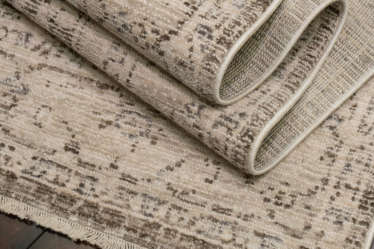Calypso 13500-190 Ivory / Grey Area Rug