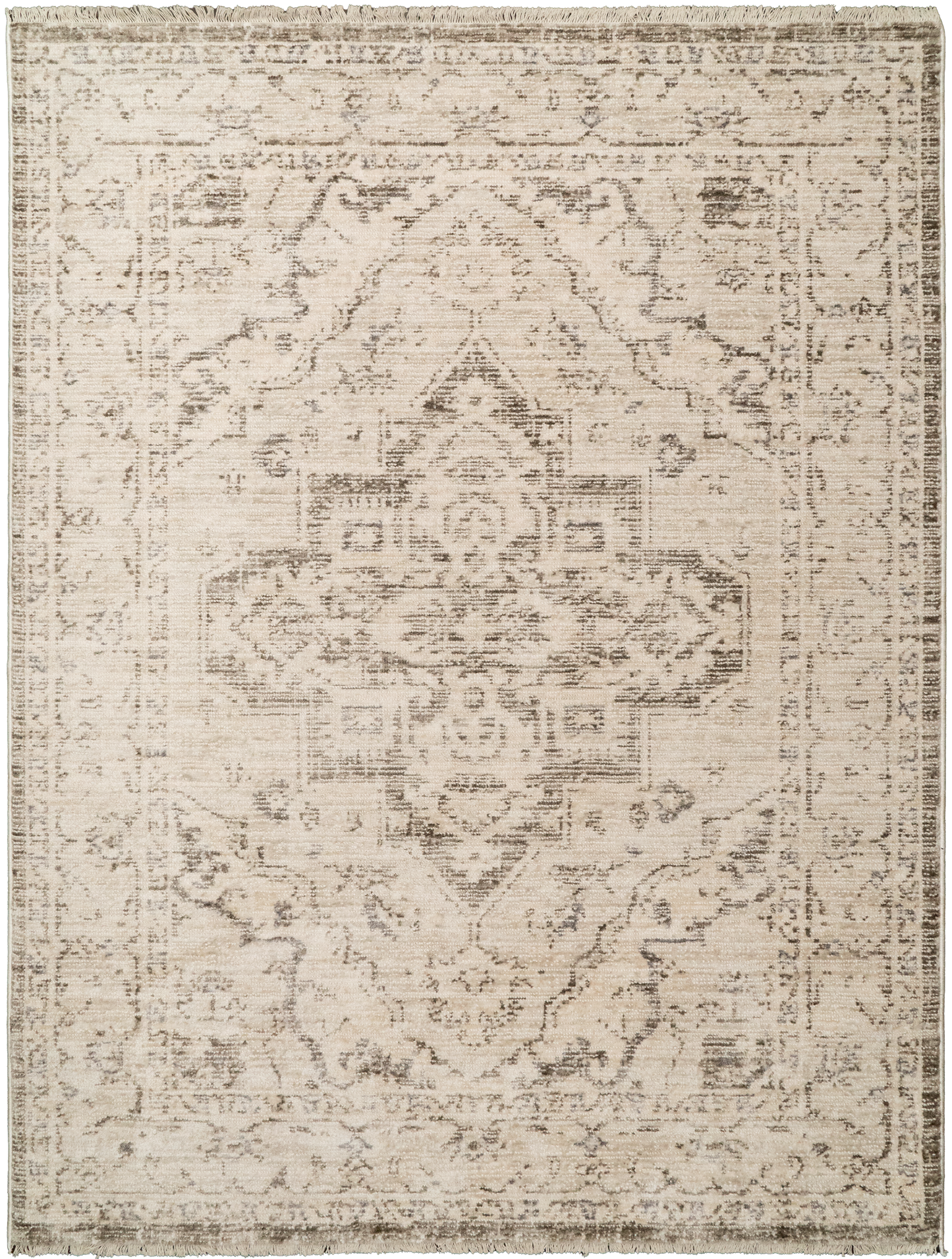Calypso 13500-190 Ivory / Grey Area Rug