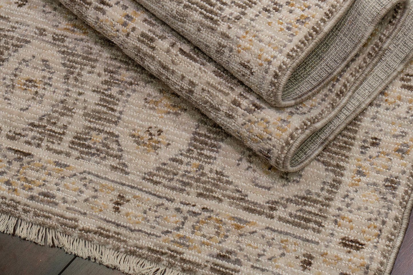 Calypso 13501-190 Ivory / Grey Area Rug