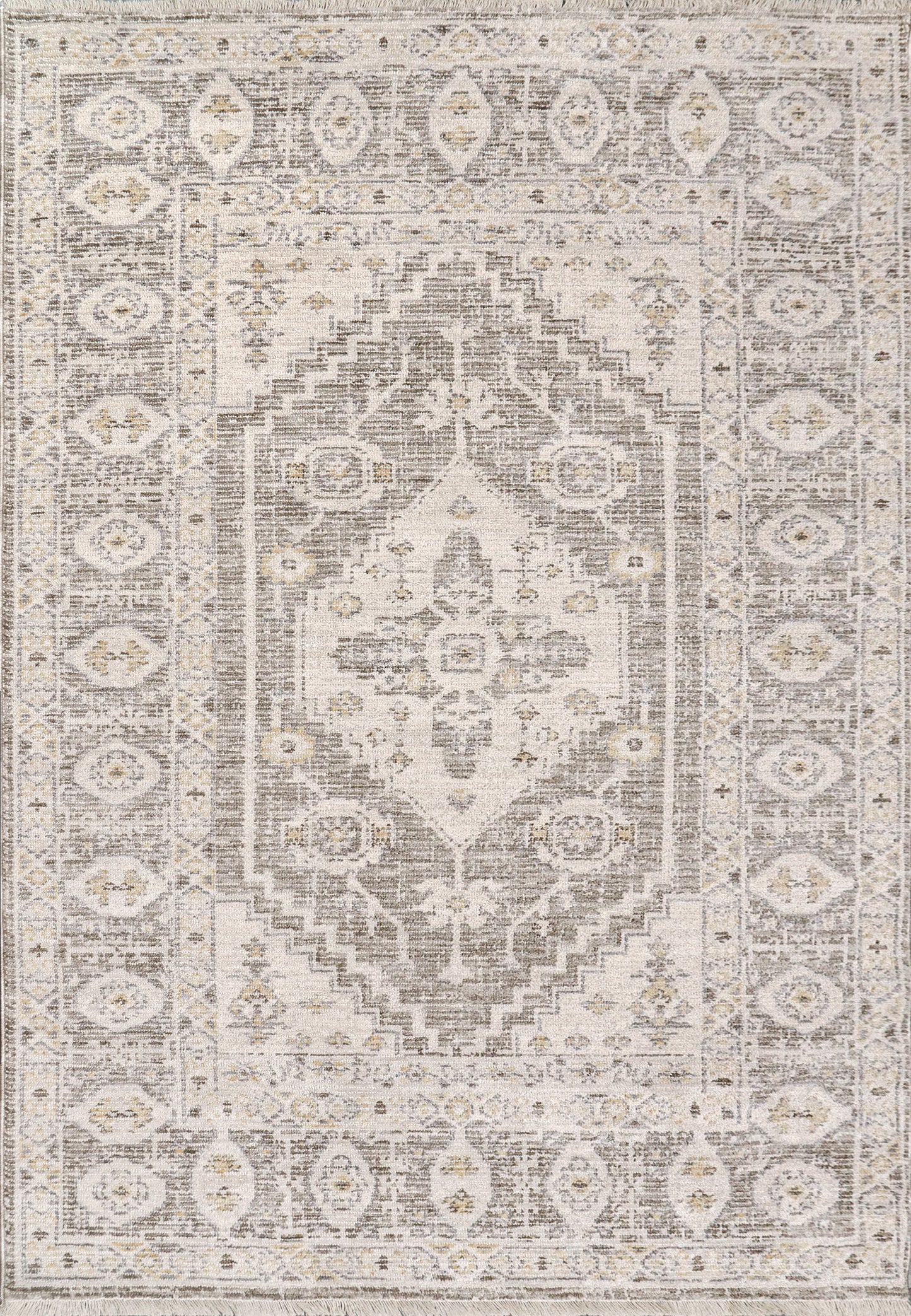 Calypso 13501-190 Ivory / Grey Area Rug