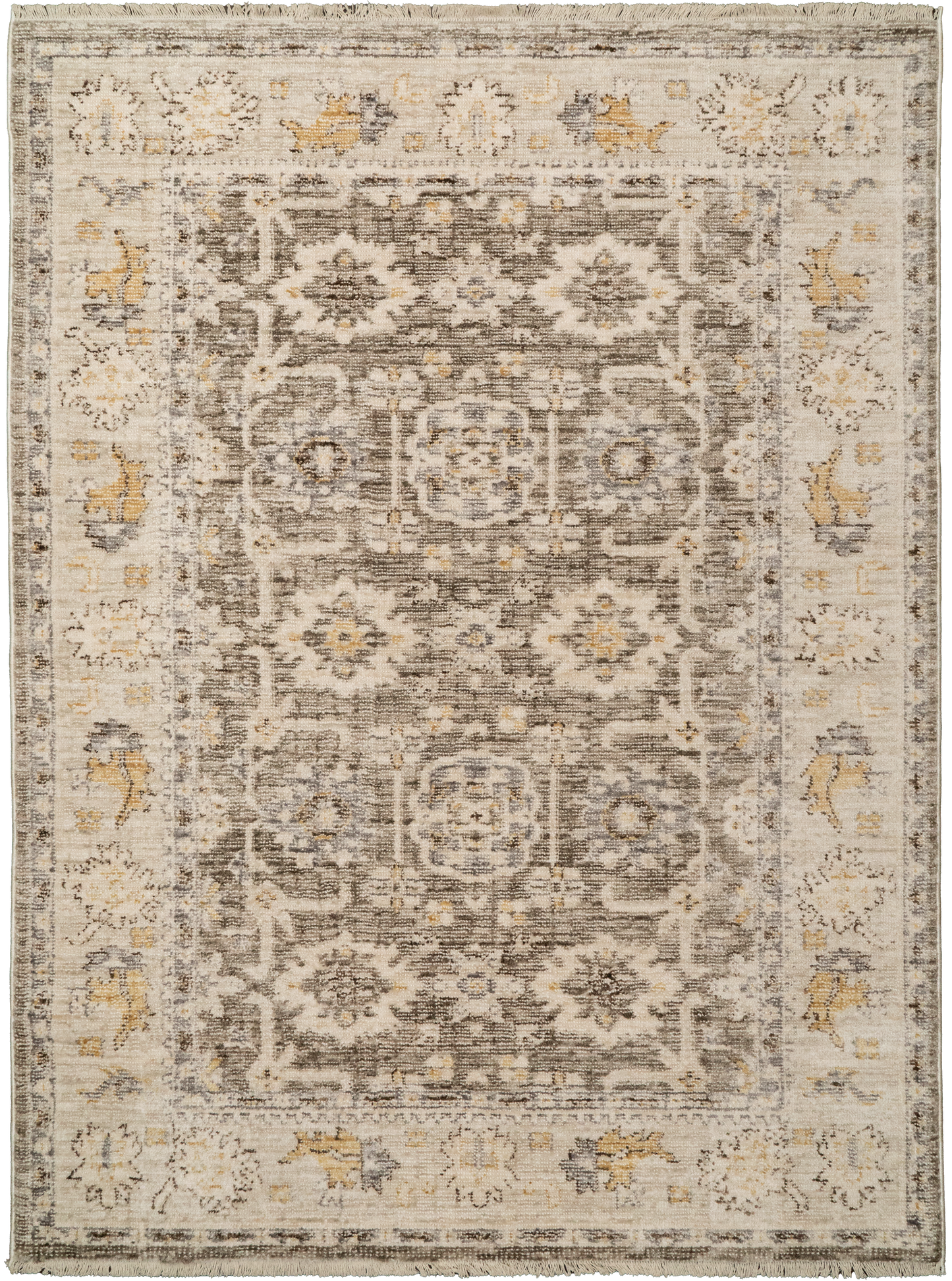 Calypso 13507-190 Ivory / Grey Area Rug