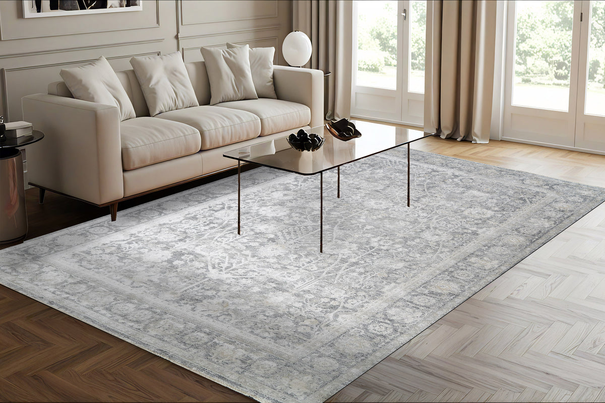 Canyon 15470-910 Grey/Cream Area Rug