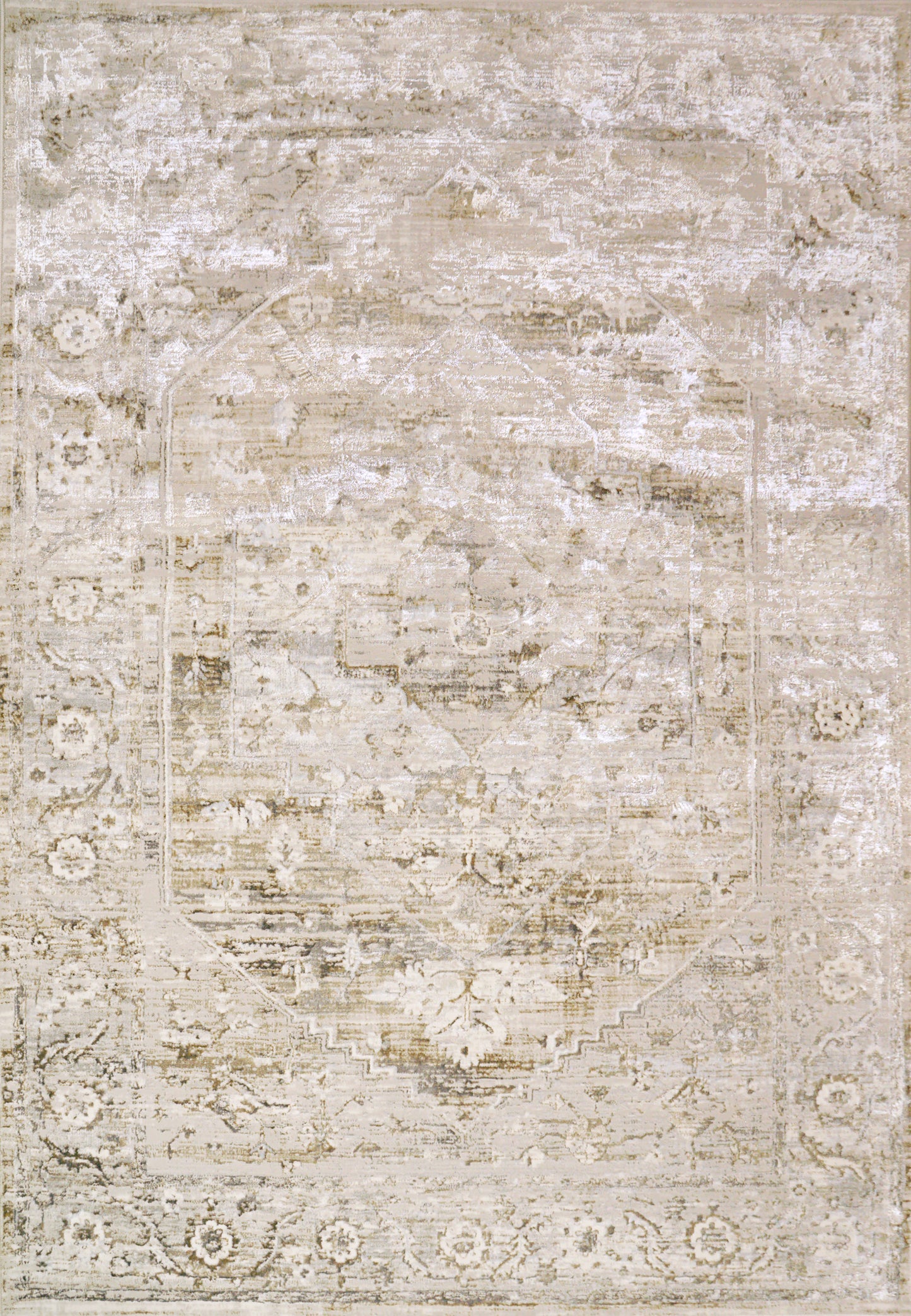 Carina 1252-918 Light Grey/Beige Area Rug