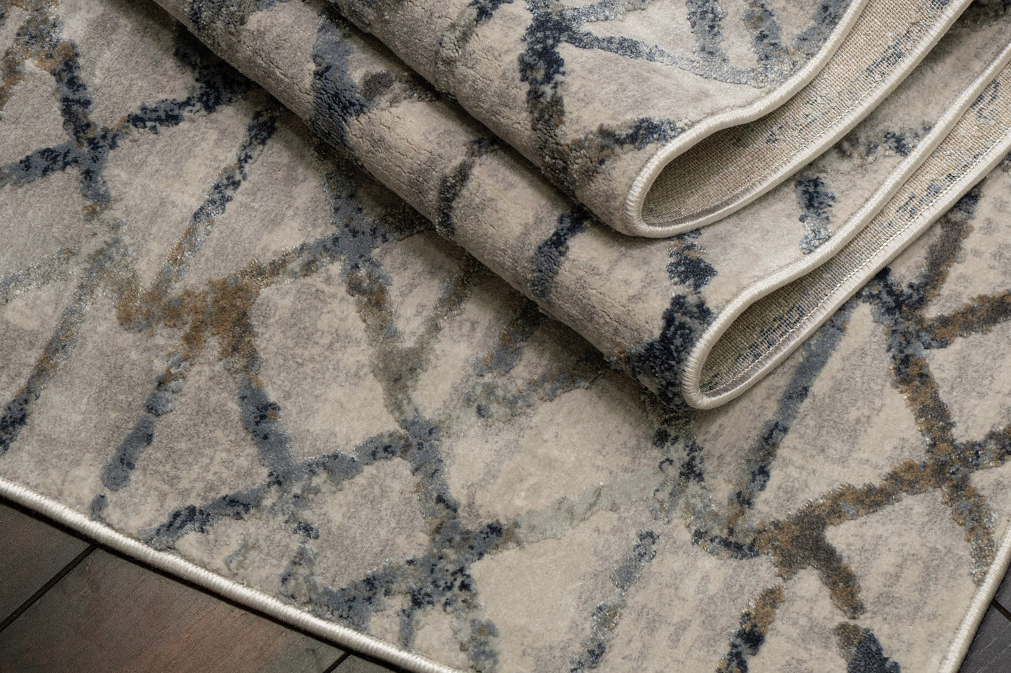 Castilla 3527-995 Grey/Multi Area Rug