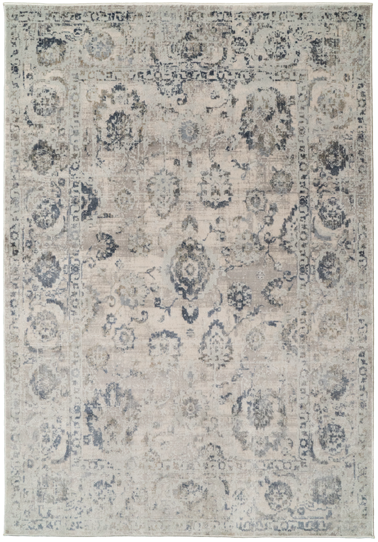 Castilla 3530-950 Grey/Blue Area Rug