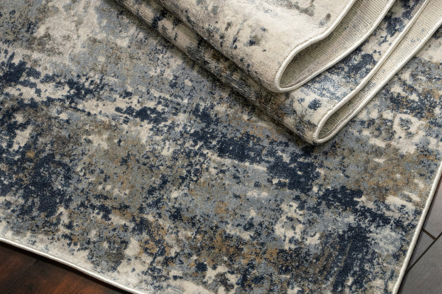Castilla 3533-950 Grey/Blue Area Rug
