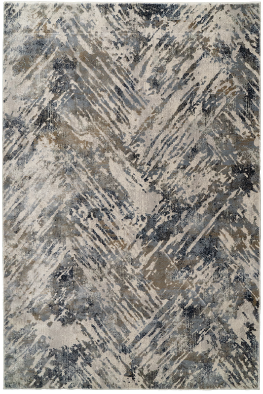 Castilla 3537-950 Grey/Blue Area Rug