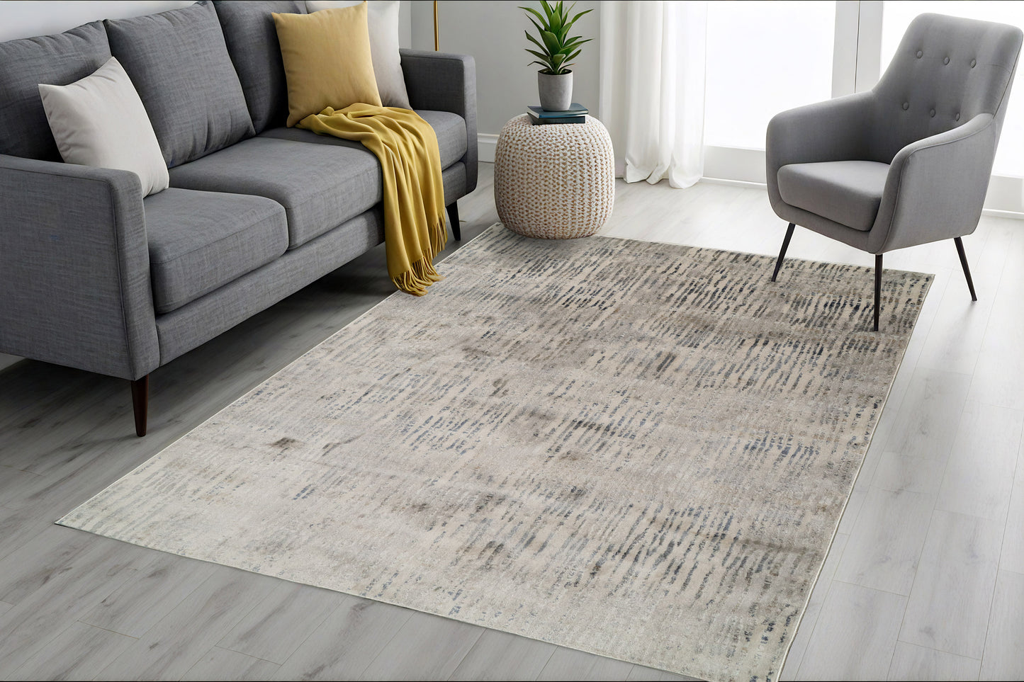 Castilla 3539-995 Grey/Multi Area Rug