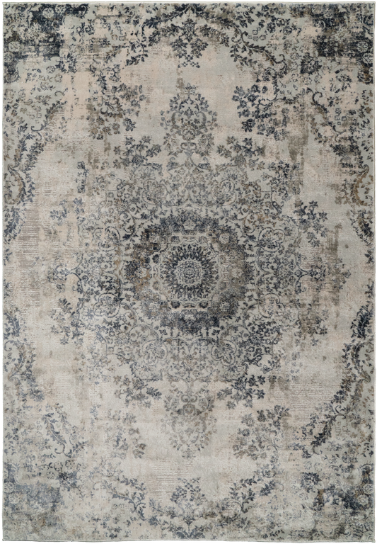 Castilla 3558-950 Grey/Blue Area Rug