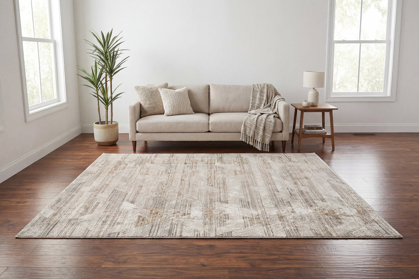 Castor 19500-190 Grey/Neutral Area Rug