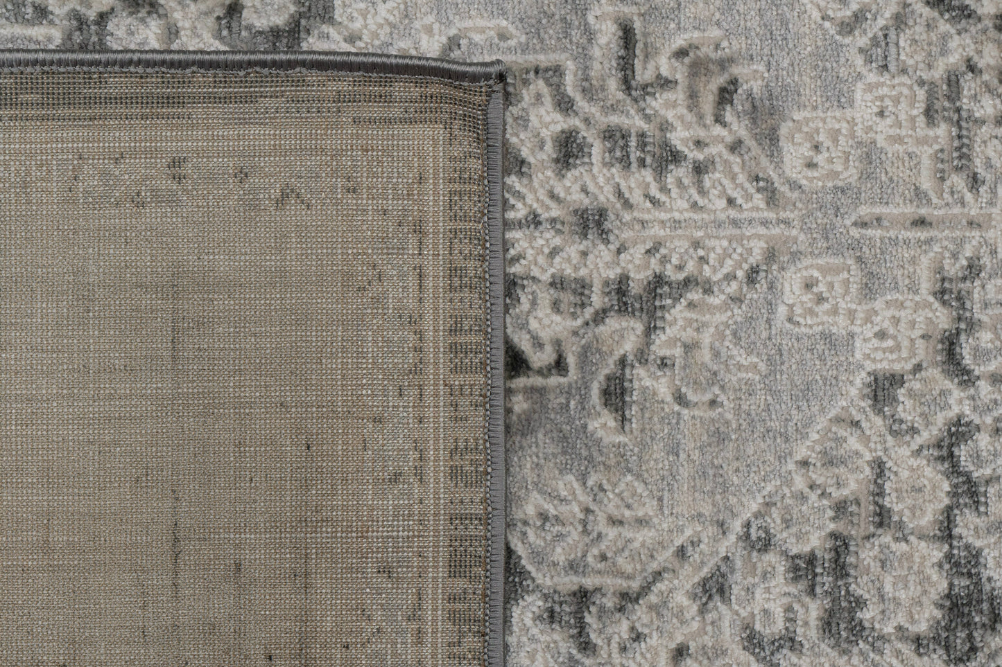 Charlotte 19900-190 Ivory/Grey Area Rug