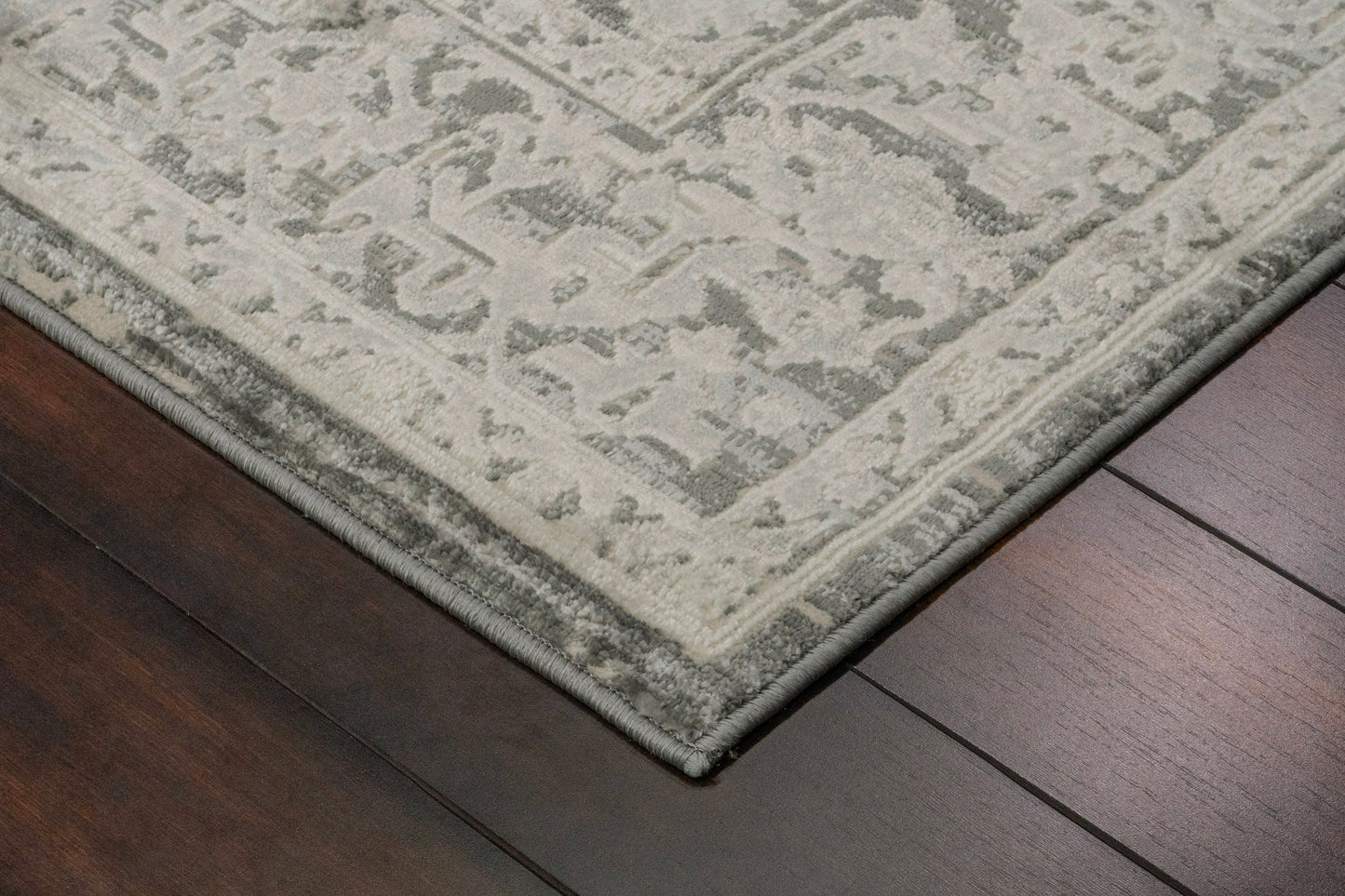 Charlotte 19900-190 Ivory/Grey Area Rug