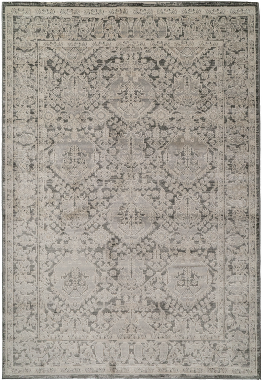 Charlotte 19900-190 Ivory/Grey Area Rug