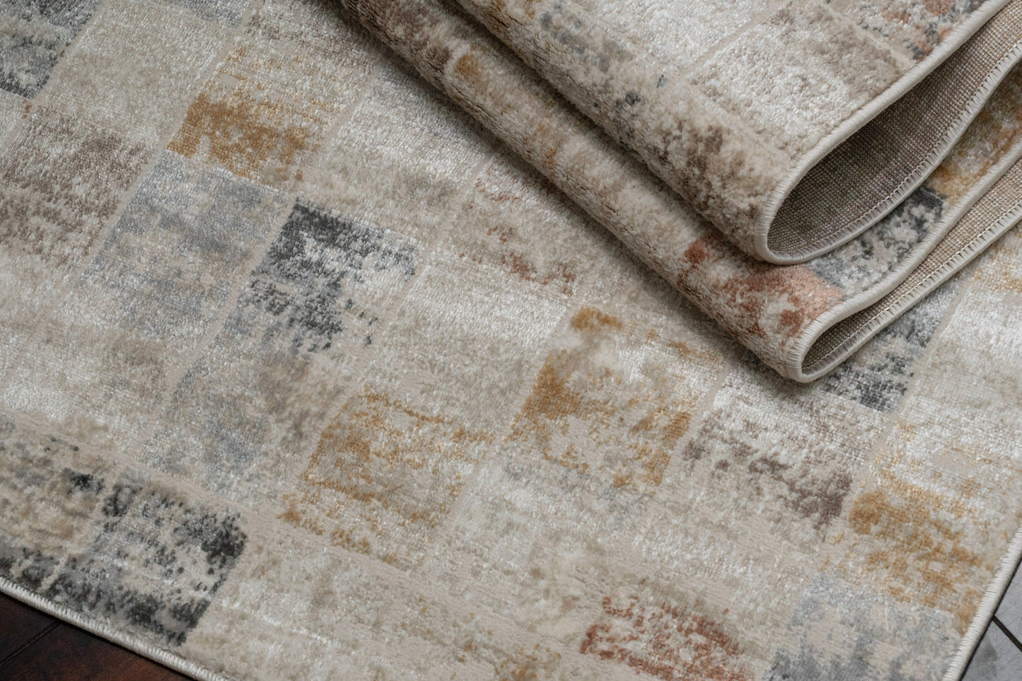 Charlotte 19902-189 Ivory/Beige/Grey Area Rug