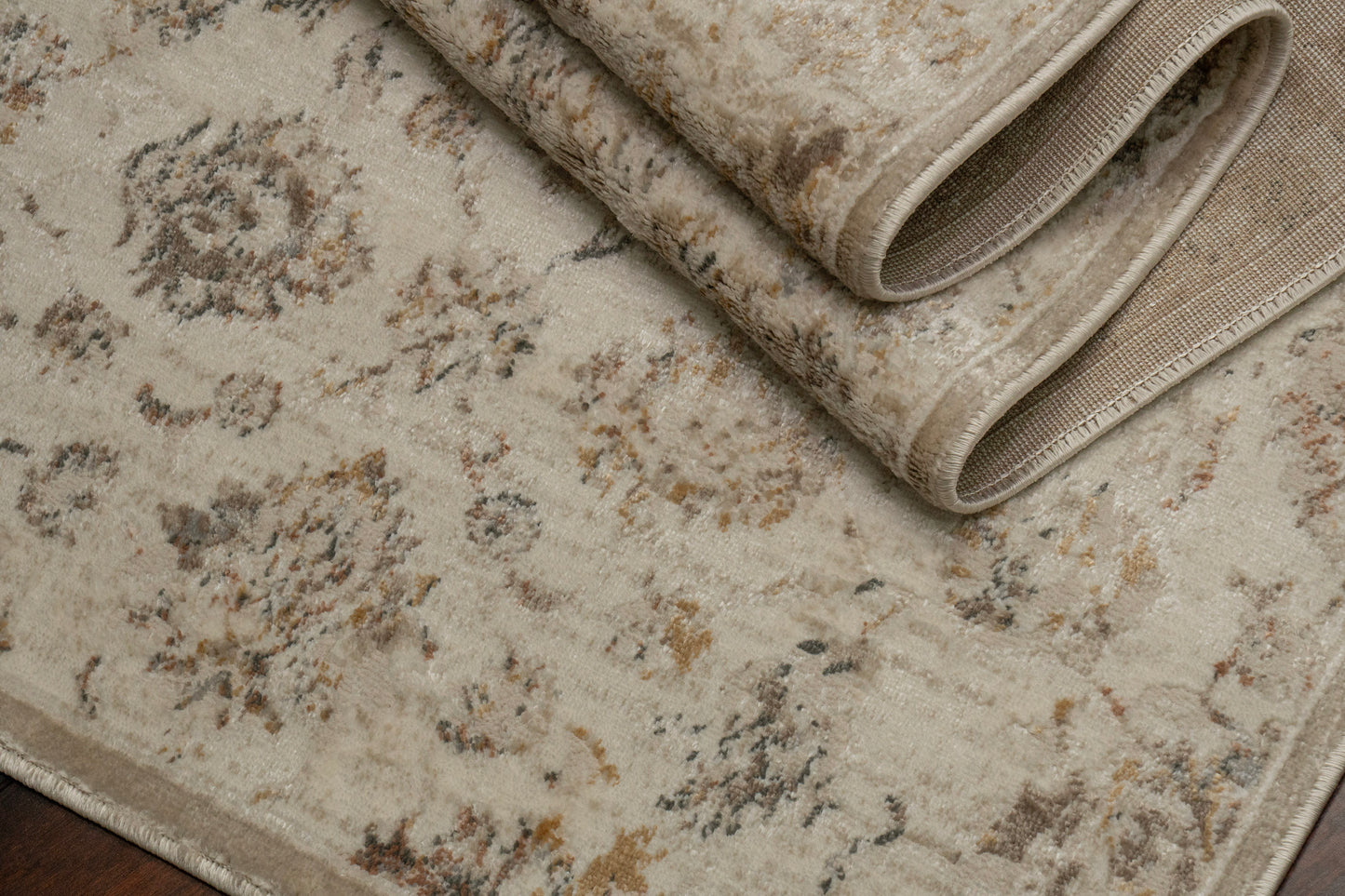Charlotte 19906-189 Ivory/Beige/Grey Area Rug