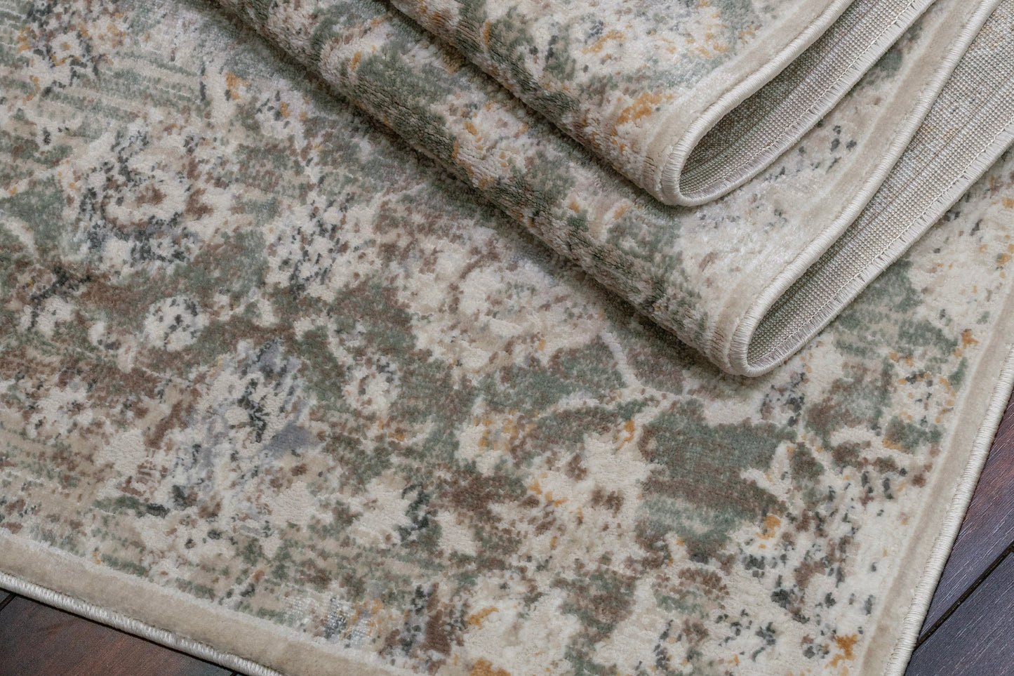 Charlotte 19906-489 Sage/Beige/Grey Area Rug