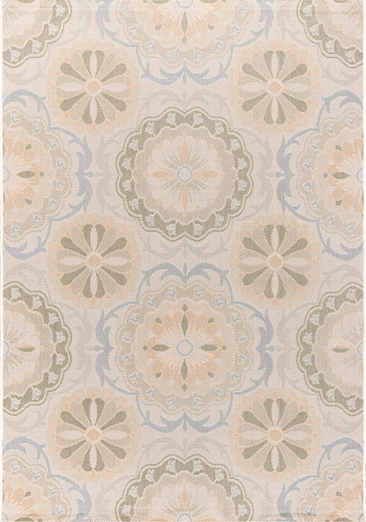 Colorburst 14152-899 Beige/Multi Area Rug