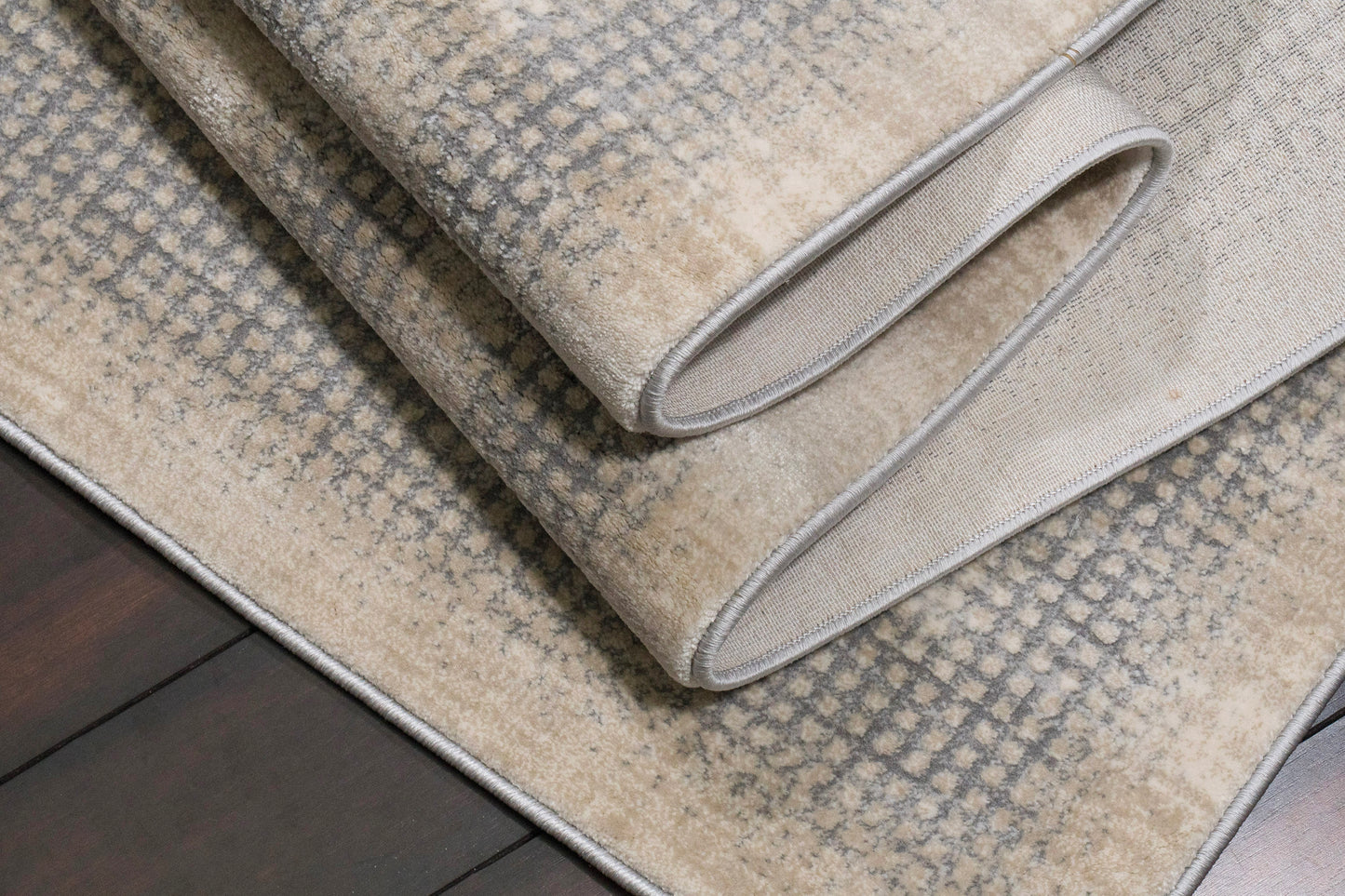 Cosmo 6835-890 Beige/Grey Area Rug