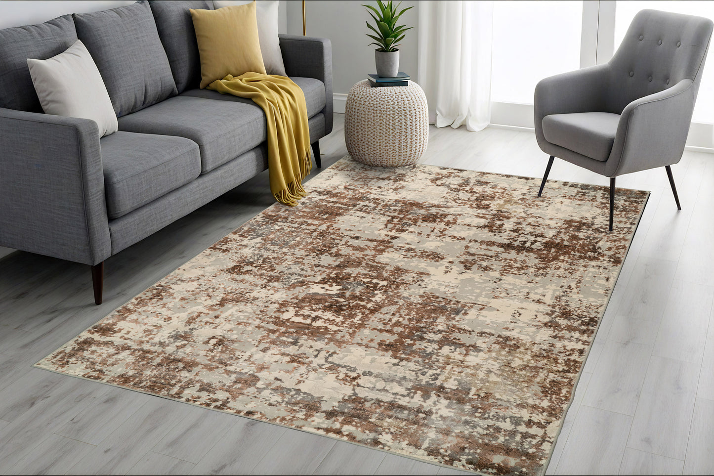 Couture 52016-1626 Ivory/Copper Area Rug
