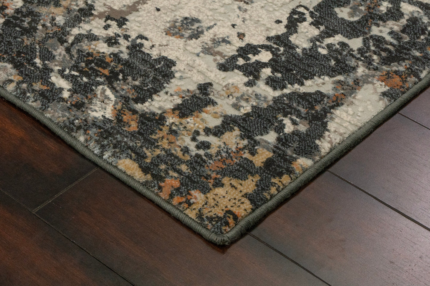 Couture 52023-3616 Charcoal/Copper Area Rug