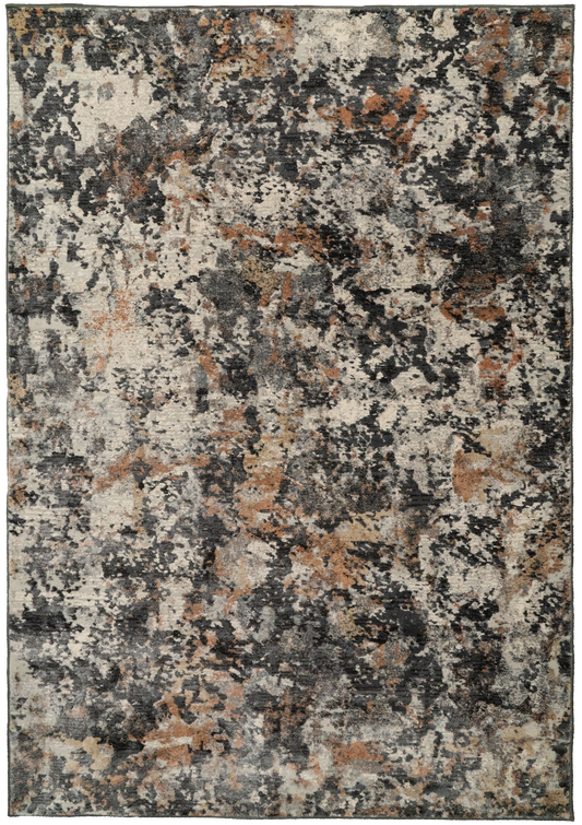 Couture 52023-3616 Charcoal/Copper Area Rug