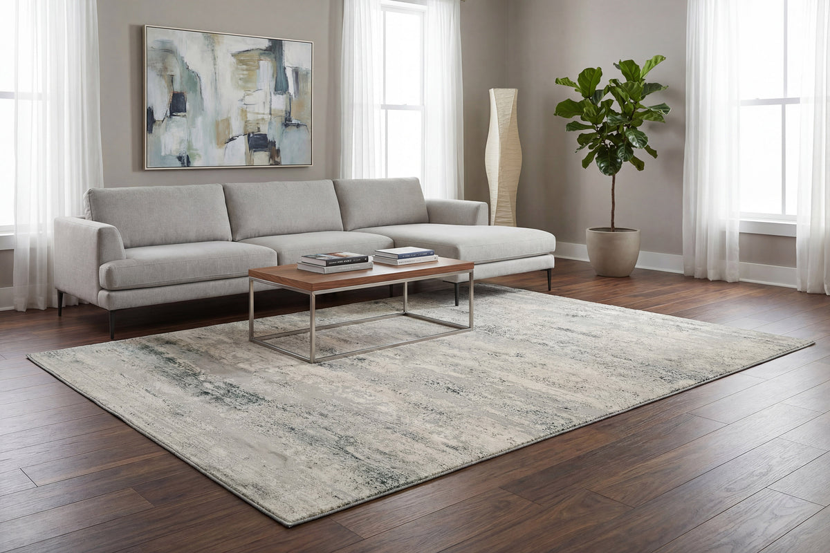 Couture 52019-6444 Ivory/Grey Area Rug