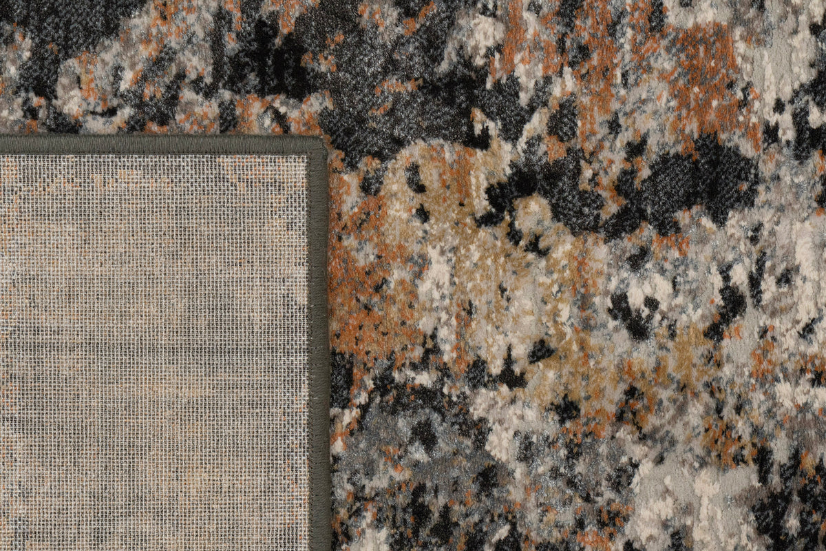 Couture 52023-3616 Charcoal/Copper Area Rug