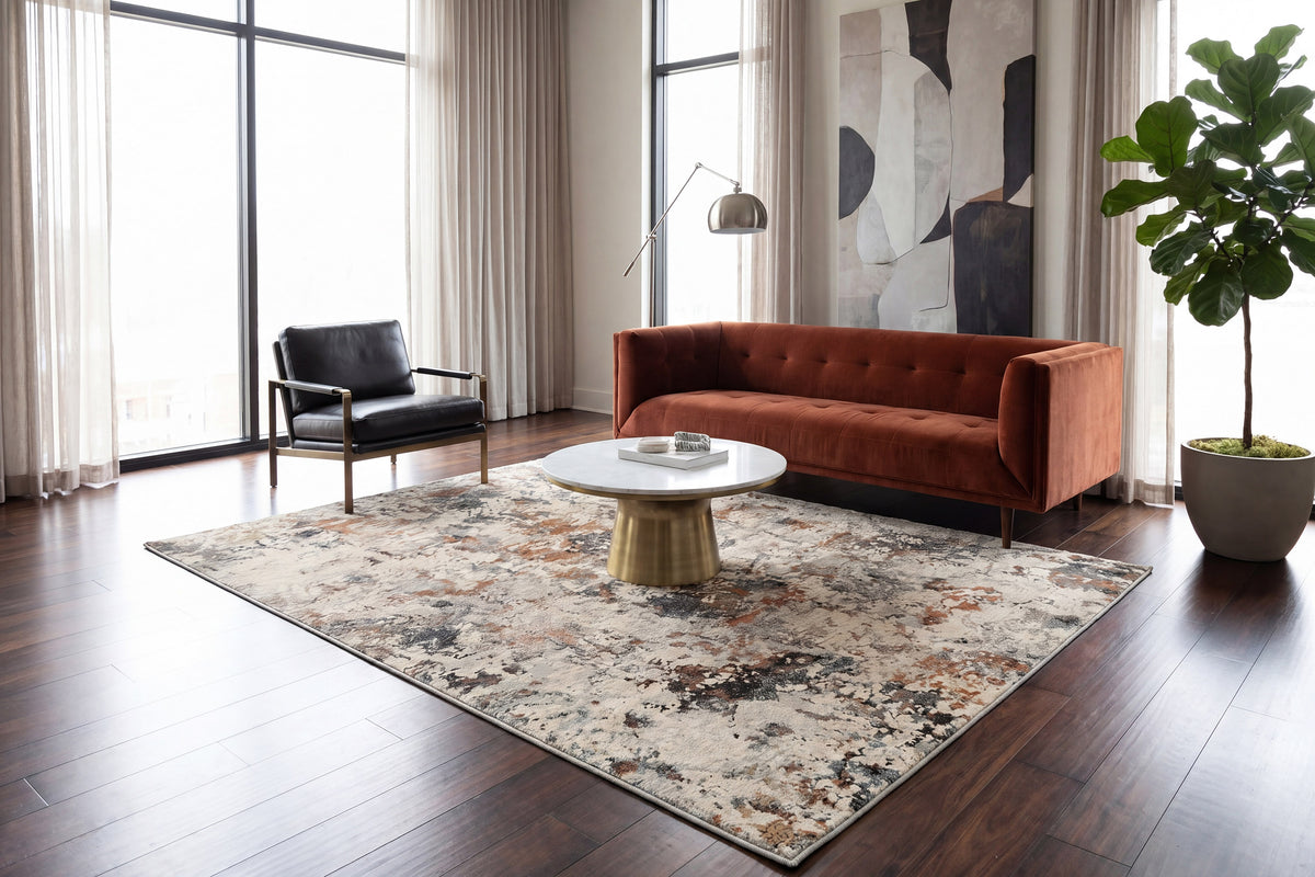 Couture 52023-6616 Ivory/Copper Area Rug