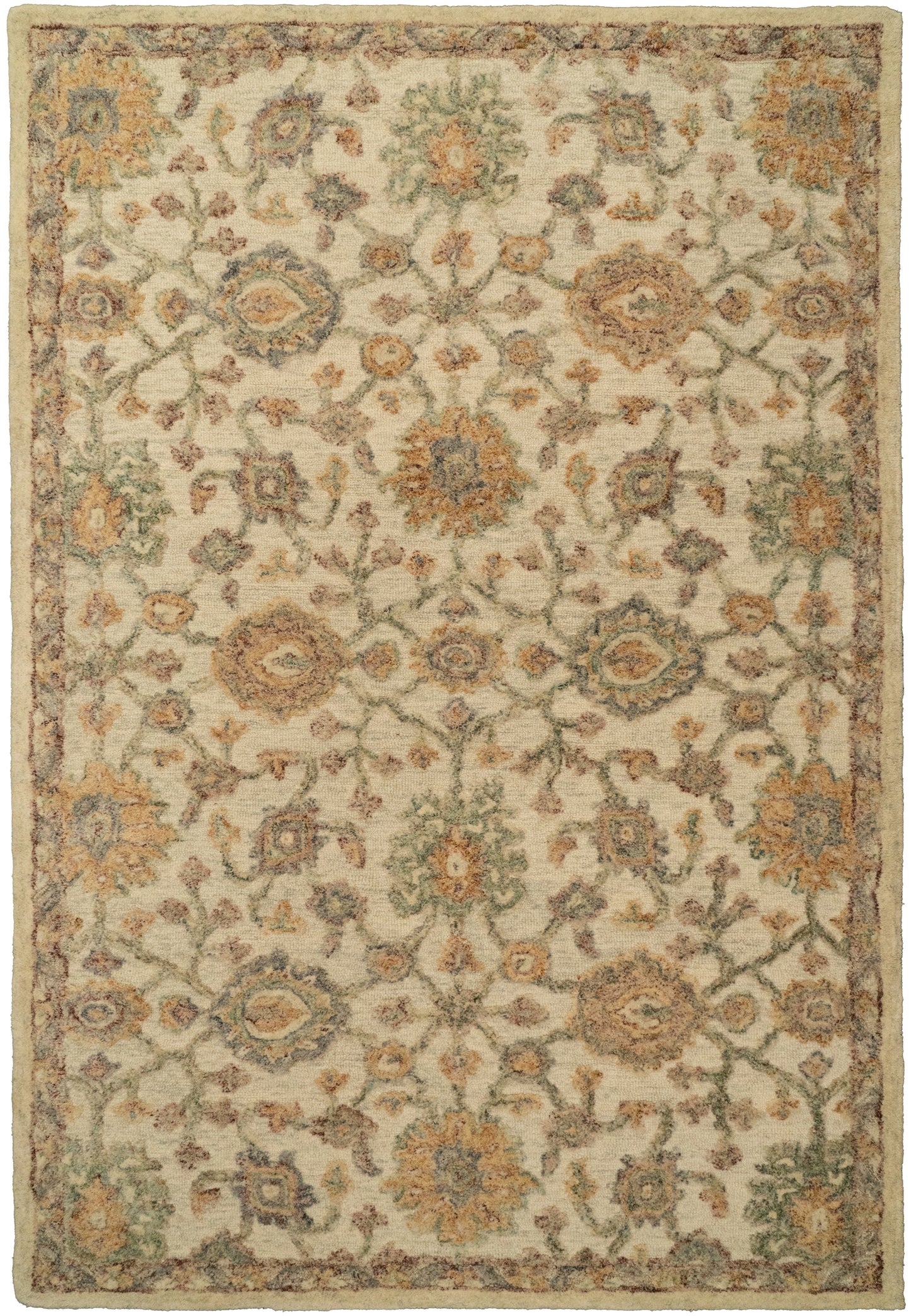 Daisy 9084-199 Ivory/Multi Area Rug