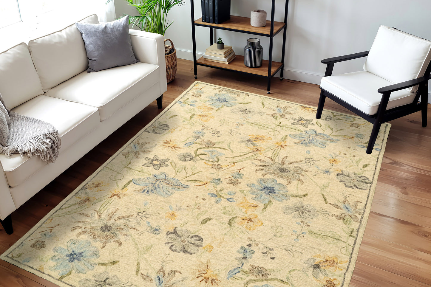 Daisy 9089-199 Ivory/Multi Area Rug