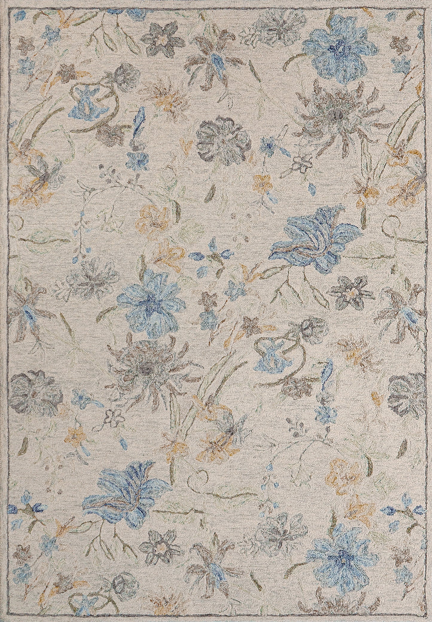 Daisy 9089-199 Ivory/Multi Area Rug