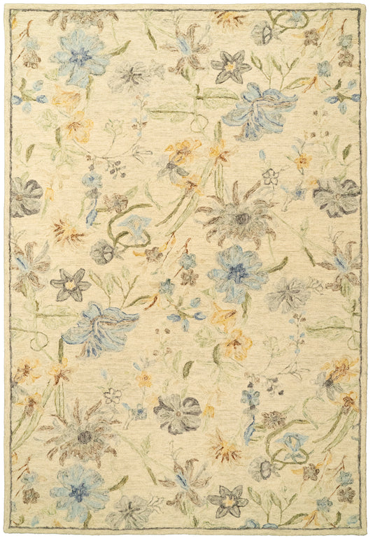 Daisy 9089-199 Ivory/Multi Area Rug